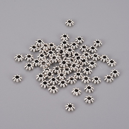 Tibetan Silver Spacer Beads AB812-1