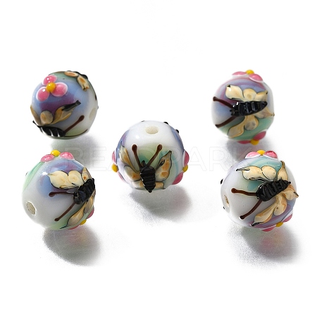 Handmade Lampwork Beads LAMP-K042-07A-1