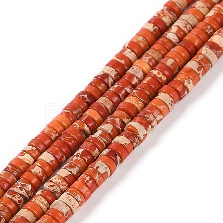 Natural Imperial Jasper Beads Strands G-Q171-A01-01J-1