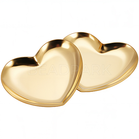 2Pcs 430 Stainless Steel Display Trays for Key Jewelry ODIS-SP0001-12G-1