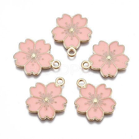 Alloy Enamel Pendants X-ENAM-S121-115M-1