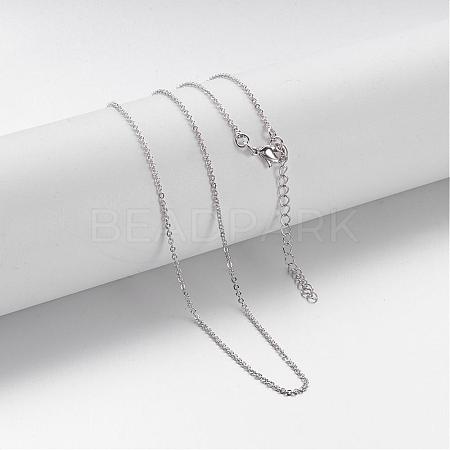 Brass Chain Necklaces MAK-F013-06P-1