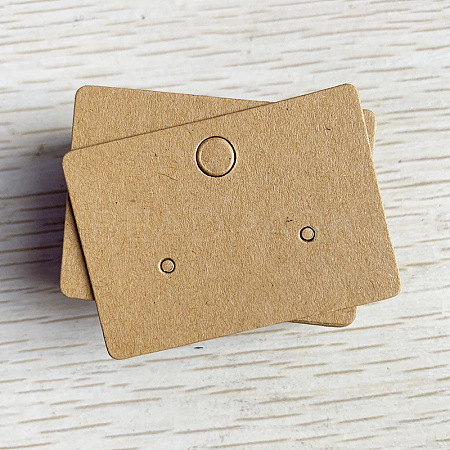Kraft Paper Earring Display Cards X-PW-WG73449-04-1