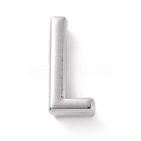 Alloy Letter Slide Charms FIND-A023-17L-1