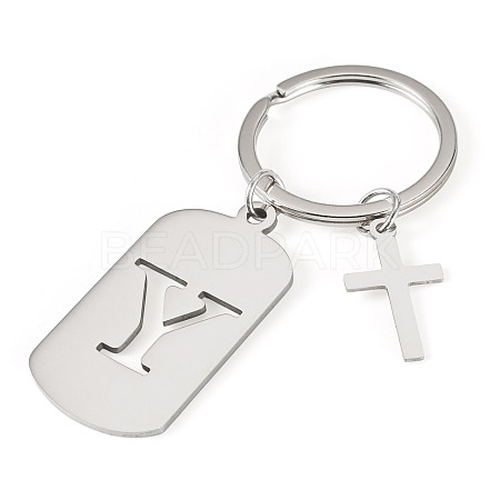 1Pc Stainless Steel Keychains KEYC-TADJ0001-08Y-1
