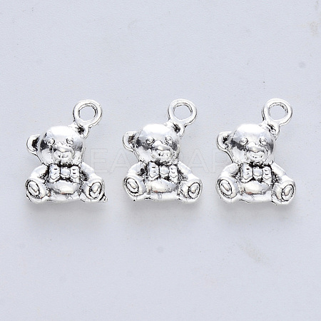 Tibetan Style Alloy Pendants X-TIBE-R316-046AS-RS-1