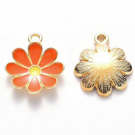 Alloy Enamel Pendants X-ENAM-S121-116F-1