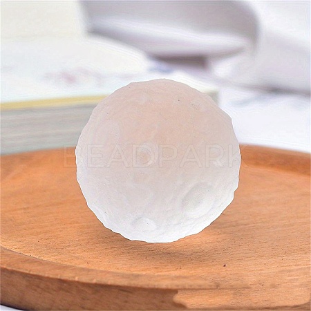 Moon Meteorite Natural Quartz Crystal Crystal Ball PW-WG23337-08-1