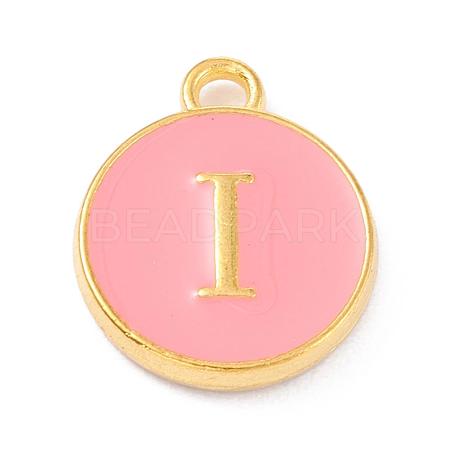 Golden Plated Alloy Enamel Charms ENAM-Q437-14I-1