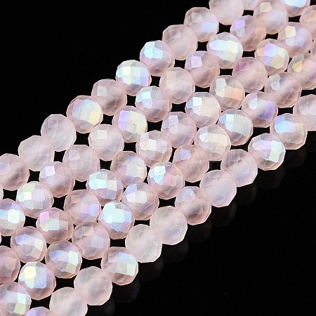 Transparent Glass Beads Strands EGLA-A044-T3mm-MB22-1