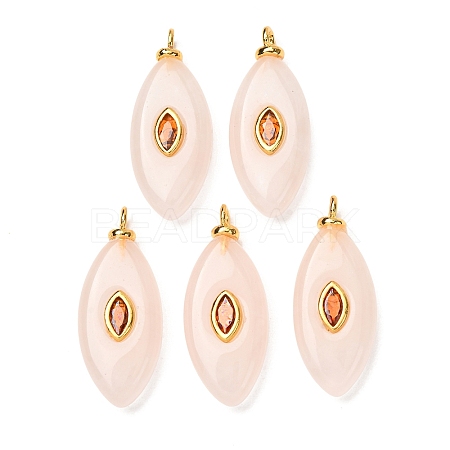 Natural Rose Quartz Pendants GG-CBAA798-04G-01-1