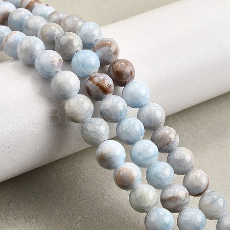 Natural Striped Stone Beads Strands G-D315-A01-01-12mm-1