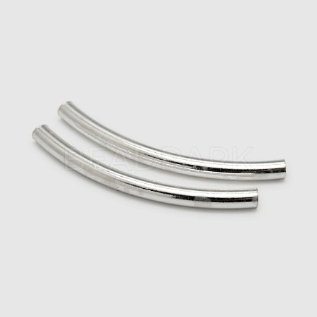 Tube 925 Sterling Silver Beads STER-O021-03-20x2mm-1