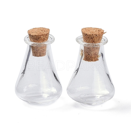 Glass Cork Bottles LS-AJEW-O032-01A-1