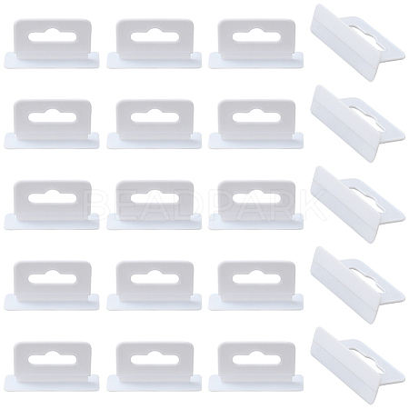 80Pcs Rectangle PP with PE Hanging Tabs KY-CP0001-35B-1