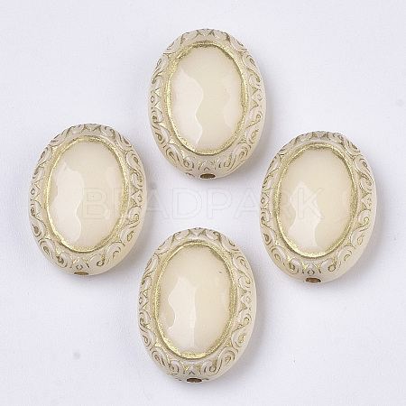 Plating Acrylic Beads LS-X-PACR-T008-06E-1