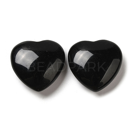 Natural Black Agate Healing Stones G-G020-01L-1