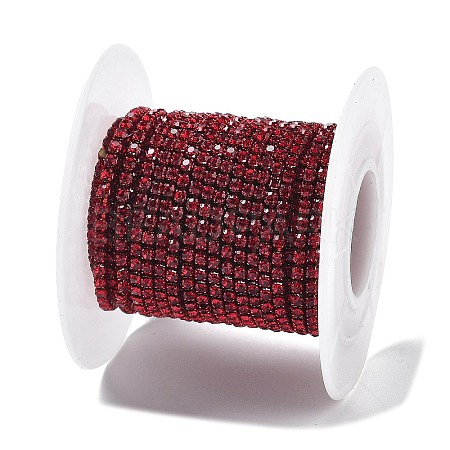 Iron Rhinestone Glass Cup Chain CH-U001-01J-1