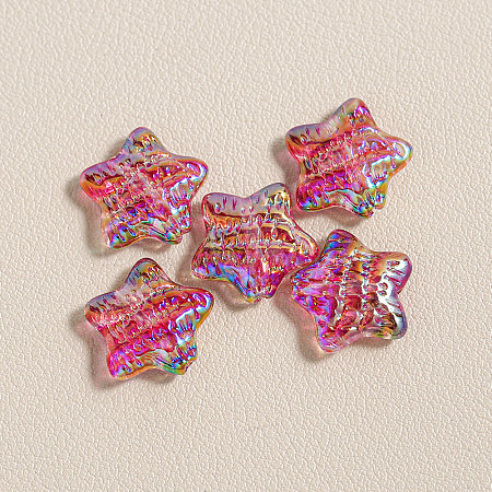 15Pcs Printed Resin Beads RESI-CJC0006-036P-1