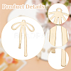 8Pcs 2 Colors Brass Pendants KK-GO0001-68-5
