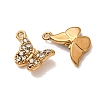 304 Stainless Steel Rhinestone Pendants STAS-L318-20G-06-2
