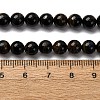 Dyed Natural Blue Tiger Iron Beads Strands G-G286-A02-6mm-5