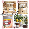 2 Rolls 2 Styles Rectangle Paper Thermal Printable Label Stickers STIC-BC0001-06-6