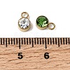 12Pcs Birthstone 304 Stainless Steel Charms STAS-H247-01G-3