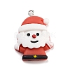 Christmas Theme Opaque Resin Pendants RESI-F054-A02-1