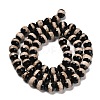Natural Tibetan Striped Pattern dZi Agate Beads Strands G-B079-B01-01-3