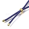 2.5MM Adjustable Braided Nylon Cords Necklace Making FB-CBAA152-02G-3