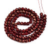 Baking Paint Glass Beads Strands DGLA-N010-8mm-07-2