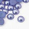 Half Round Domed Imitated Pearl Acrylic Cabochons OACR-H001-10R-1