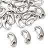 Tarnish Resistant Polished 304 Stainless Steel Keychain Clasp Findings STAS-R072-59A-2