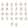 Golden Plated Alloy Enamel Charms ENAM-CJ0001-18A-1