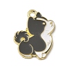 Golden Plated Alloy Enamel Pendants LS-ENAM-L049-01G-01-1
