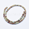 Natural Aqua Terra Jasper Beads Strands G-E444-16-6mm-2