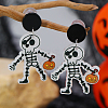 Acrylic Dangle Stud Earrings MA8781-1-1
