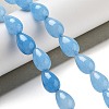 Natural Aquamarine Dyed Beads Strands G-B106-A10-02-2