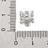 Rack Plating Brass Micro Pave Cubic Zirconia Tube Bails KK-Z070-24P-3