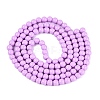 Painted Glass Bead Strands DGLA-S071-6mm-B38-2