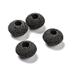 Natural Lava Rock European Beads GGDA007-4A-1