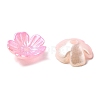 Gradient Color Acrylic Bead Caps OACR-Z028-01B-2