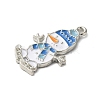 Winter Theme Alloy Enamel Pendants ENAM-M002-04O-P-2