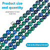 2 Strands Natural Chrysocolla and Lapis Lazuli Beads Strands G-GO0001-38B-2