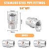 304 Stainless Steel Full Hex Coupling FIND-WH0038-35P-2