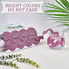 10 Yard Metallic Polyester Wavy Fringe Trim Ribbon SRIB-GF0001-38Q-6