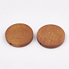 Natural Pear Wood Beads X-WOOD-T009-2.5cm-04-2