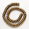 Electroplate Non-magnetic Synthetic Hematite Beads Strands G-F300-16-03-2