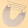 Alloy Cuban Link Chain Multi Layer Waist Chains WG8B3D2-02-2